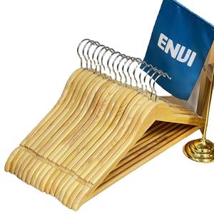 Porte-vêtements en bois de pin à un seul niveau avec crochet métallique, organisateur de garde-robe, rangement de salle de bain en tissu non tissé, écologique et durable - Product Image 2