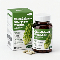 Fórmula Compleja Natural a Base de Hierbas para el Control del Azúcar en Sangre con Picolinato de Cromo, Extracto de Melón Amargo, Gymnema y Ácido Alfa Lipoico