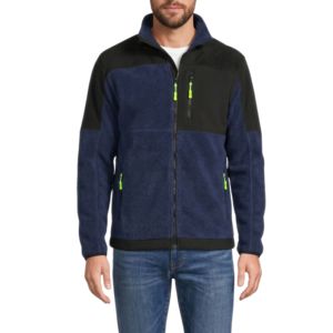 Veste polaire tactique respirante à fermeture éclair intégrale, couleur anthracite foncé, avec poches, vêtement technique d'hiver épais, vestes polaires - Product Image 3