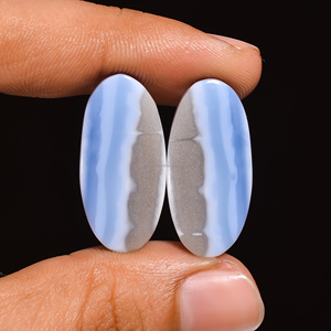 Vente en gros de haute qualité Owhyee Blue Opal Cabochon pierre précieuse en vrac avec taille ovale au meilleur prix d'une opale - Product Image 2