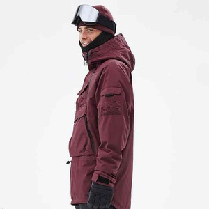 Combinaison de ski thermique unisexe coupe-vent grande taille imperméable respirante pour snowboard par temps froid avec capuche - Product Image 2