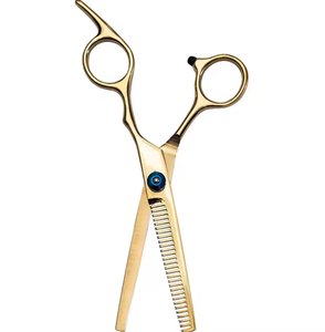 Ciseaux à effiler pour barbier en acier inoxydable de qualité A+ professionnels pour droitiers, couleur personnalisée, emballage personnalisé - Product Image 2