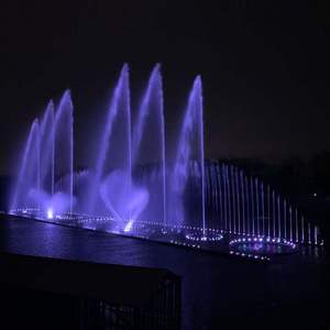 Fuente Musical con Sistema de Control DMX 512, Luces Multicolores, Diseño Flotante, Construcción de Acero Inoxidable para Espectáculos al Aire Libre - Product Image 2