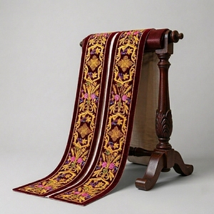 Borde de alambre bordado a mano para delantal de Gran Maestro Masónico, venta al por mayor, personalizado - Product Image 4