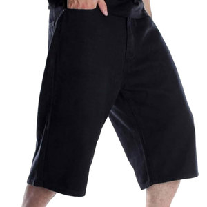 Men <b>Jeans</b> Jorts Loose Fit Casual Urban Summer Breathable Straight Leg <b>Work</b> Outdoor Fashion Style Daily Comfort - Product Image 1