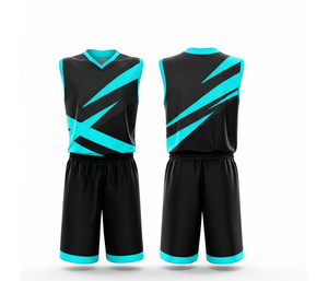 ชุดบาสเก็ตบอลแบบซับลิเมชั่นเต็มตัว ชุดกีฬาทีมแบบสั่งทำพิเศษ สำหรับเสื้อเจอร์ซีย์และกางเกงขาสั้นโพลีเอสเตอร์ ระบายอากาศได้ดี สำหรับผู้ชายและผู้หญิง - Product Image 5