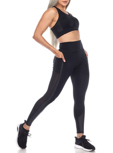 Edoor Wears Women's Quick Dry Spandex/Nylon Contrast Stitch Workout Bodysuit Long Sleeve Yoga Jumpsuit <b>Rompers</b> One Piece Fitness - Product Image 3