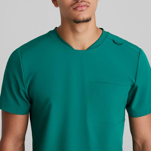 Tenues médicales pour hommes de haute qualité, en tissu extensible, uniformes d'infirmiers confortables, vêtements de travail hospitaliers, blouses personnalisées, fournisseur OEM - Product Image 5