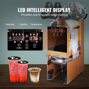 Sigillatrice Elettrica Efficiente per Tazze da Tè Boba 500-650 Tazze/Ora, Altezza 180mm, Tecnologia di Sigillatura a Caldo per Tazze da 90/95mm - Product Image 5