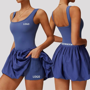 Ropa Deportiva de Alta Calidad, Ropa de Tenis con Pantalones Cortos, Vestido de Golf para Mujer, Ropa de Tenis Femenina al por Mayor, Vestido de Tenis Plisado para Mujer - Product Image 4