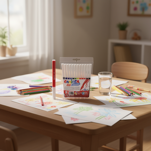 Ensemble de 12 pinceaux aquarelle améliorés en plastique pour le dessin - Product Image 3