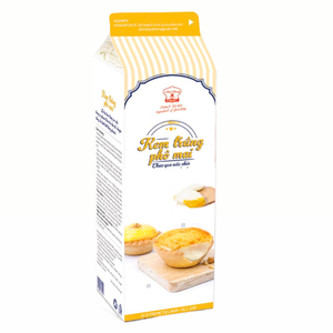 ครีมเทียมฮาลาลขายดีอันดับต้นๆ รับผลิตแบบ OEM/ODM ครีมไข่ ครีมชีส ครีมไข่ดิบ 1 กก. ราคาขายส่งสำหรับร้านเบเกอรี่ - Product Image 1