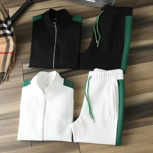 Ensembles de survêtements pour hommes en coton épais 100% vintage, motif uni, logos personnalisés, survêtements tendance pour hommes - Product Image 4