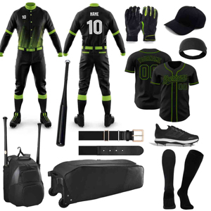 Sublimation Sportswear <b>Baseball</b> Softball Uniform Sets Breathable Short Polyester Blue Customized Color Logo Unisex Adults ARGOZ - Product Image 1