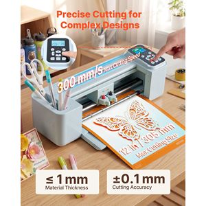 Macchina da Taglio per Vinile da 12 Pollici con Controllo a Pulsante, Oltre 5000 Risorse di Design Integrate, Taglierina Laser Compatibile con Mac e Windows - Product Image 5
