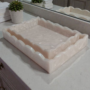 Decorative Epoxy Resin Tray with Handles Wood and Resin for Home and Restaurant Use for Food By Fashion Craft India - Product Image 6