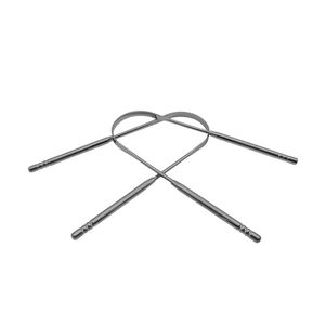 Raspador de Lengua Ligero en Forma de U, de Acero Inoxidable Plateado, con Punta de Alambre, para Higiene Bucal, Elimina Bacterias y el Mal Aliento, para Adultos - Product Image 3