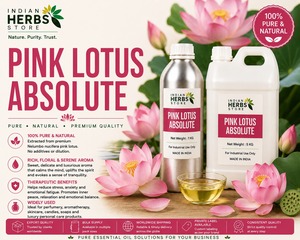 Aceite Absoluto de Loto Floral Natural Más Vendido para Suministro a Granel, Producción de Perfumes y Fragancias de Marca Privada Disponible para la Venta - Product Image 1