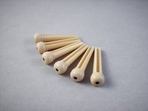Pernos de Puente para Guitarra de Hueso de Búfalo 100% Hechos a Mano, Estilo Rústico Moderno y Ecológico de ILAHI, Arte Folclórico de Alta Calidad Uttar - Product Image 3