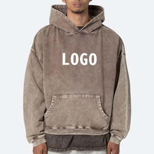 Fabricante de Sudaderas con Capucha Premium Personalizadas, Proveedor de Sudaderas con Capucha Extra Grandes de Estilo Vintage con Lavado Ácido - Product Image 6