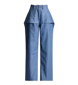 Pantalon droit taille haute pour femmes, pantalon de course élégant et confortable pour femmes, pantalon de sport sur toute la longueur, au prix d'usine, vente en gros - Product Image 1