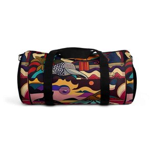 OEM Custom Sublimation Printed Duffle Bags Waterproof Gym Travel Sports Duffel Bag Large Capacity with Logo - Product Image 1