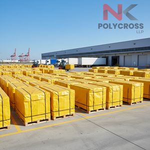 ผ้าใบกันน้ำสำหรับงานอุตสาหกรรม GSM สูง แบบเคลือบสองชั้น ผลิตจาก PE สำหรับปกป้องสินค้า จัดเก็บกลางแจ้ง และใช้ในธุรกิจ - Product Image 4