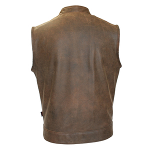Chaleco Acolchado para Motociclistas, para Hombre, de Cuero PU, Informal, con Diseño Reversible y Transpirable - Product Image 2