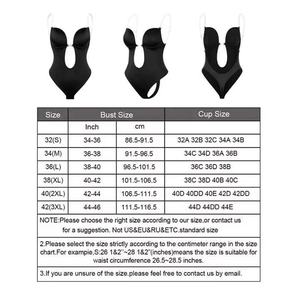 Sous-vêtements corporels pour femmes soutien-gorge en V profond vêtements de forme dos nu Lingerie Sexy sans couture body Offre Spéciale léger tenue de nuit confortable - Product Image 5