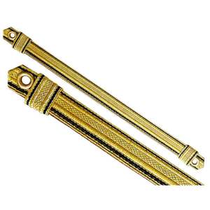 Gorra Ceremonial Personalizada Negra de Nylon con Trenzado en Relieve y Correa de Barbilla Unisex - Product Image 3