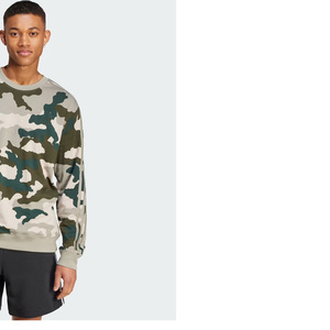 เสื้อสเวตเชิ้ตผ้าผสมคอตตอน-โพลีเอสเตอร์บุขนแกะระบายอากาศลายพรางฤดูหนาวสำหรับผู้ชาย คอกลม แขนยาว ปักโลโก้ตามสั่ง - Product Image 3