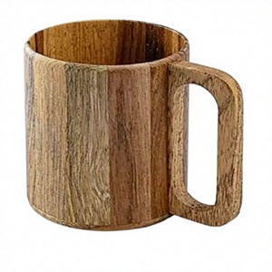 Mug en bois artisanal écologique, léger, anti-fuite, de qualité supérieure, pour café, bière, thé - Product Image 1