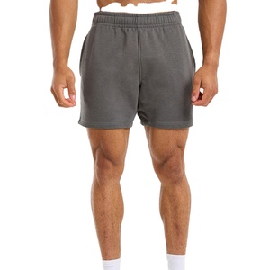 Shorts en polaire pour hommes, coupe ample, tissu polaire doux, taille élastique, décontractés, pour la gym, l'entraînement, la course à pied, confortables pour un usage quotidien - Product Image 1