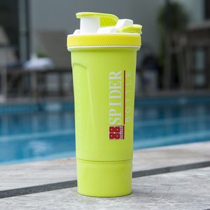 Bouteille shaker en plastique Spider Protein 600ml avec couvercle sans BPA pour la salle de sport, les adultes et les sports - Product Image 5