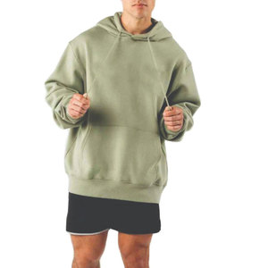 OEM Service Wholesale Best Design Basics <b>Men</b> Hoodies Solid Winter 100% Cotton Fleece Eco-Friendly Lightweight Breathable Quick - Product Image 2