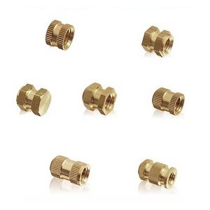 Chất lượng cao tùy chỉnh đồng thau chèn Nut gia công từ thép và đồng thau <span class=keywords><strong>CNC</strong></span> xử lý - Product Image 1