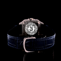 Montres de luxe unisexes les plus vendues, serties de diamants de laboratoire, clarté VVS, bracelet en acier inoxydable glacé, mouvement mécanique ETA