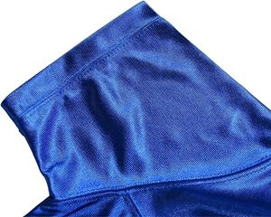 Camiseta Deportiva de Malla con Cuello en V Azul, Ligera, de Poliéster, para Hombre y Mujer, Importada - Product Image 4