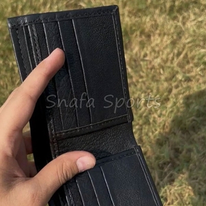 Cartera de cuero vacuno 100% genuino de alta calidad con logotipo personalizado, precio económico, cartera de regalo para hombre, nuevo estilo, carteras hechas a mano - Product Image 3