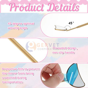 <b>Cheap</b> Price Unique Design High Quality Stainless Steel Butterfly/Square Shape Eco Friendly Wholesale Eyelash <b>Extensions</b> Mirror - Product Image 3