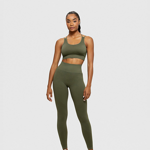 Vêtements de mode pour femmes, vêtements d'été, vente en gros personnalisée, ensemble 1 pièce, tissu en spandex/nylon respirant, dentelle de haute qualité, soutiens-gorge de sport pour femmes - Product Image 4