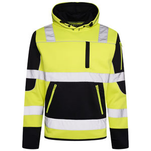 Sweat à capuche haute visibilité personnalisé en polyester 100% de haute qualité, veste de travail réfléchissante avec fermeture éclair, vêtements de travail, grande taille, prix abordable - Product Image 6