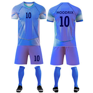 Uniforme de Fútbol Personalizado OEM para Hombre, Conjunto de Camiseta y Pantalones Cortos, Secado Rápido, Transpirable, Poliéster, Ropa de Equipo con Nombre, Número y Logotipo - Product Image 1