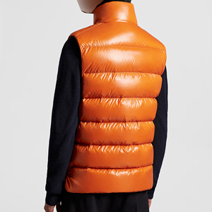 Chaleco Térmico Acolchado para Hombre, con Capucha, Cortavientos, de Invierno, con Cierre, Relleno de Plumón, Sin Mangas - Product Image 2
