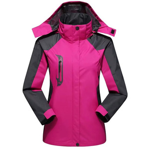 Chaqueta de Esquí y Snowboard para Hombre y Mujer, Color Verde, Morado, Rosa, Azul, Naranja, con Capucha, para Senderismo, Impermeable, Acolchada Sintética - Product Image 2