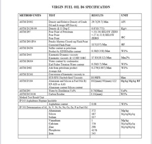Huile vierge Diesel D6 Carburant CIF FOB TTT TTV TTO VTT Exportation vers les ports du monde entier - Product Image 5