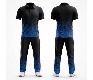Durable <b>Cricket</b> Uniform Full Sublimation Set Sublimation Printed | Men Women Youth <b>Cricket</b> Wears Polo Shirt and Trouser - Product Image 5