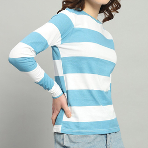 T-shirt à manches longues pour femme, été, éco-responsable, anti-rides, séchage rapide, décontracté, avec services OEM de qualité économique - Product Image 3