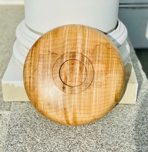 Bol en résine artisanal de haute qualité, plateau à riz fait main, vaisselle de cuisine en bois poli pour soupes et nouilles - Product Image 3