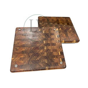 Premium End Grain Acacia Wood Cutting Board & Chopping Block Eco-Friendly Dishwasher Safe for Kitchen Meat Vegetable Preparation - Product Image 1